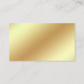 White Gold Foil QR Code RSVP Wedding Website エンクロージャーカード (裏面)