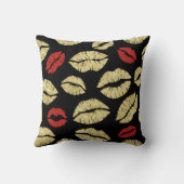 White Gold Glam Glitzy Sparkle クッション (裏面)