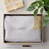 White gold glitter marble ceramic tile 薄葉紙 (ギフト)