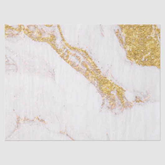 White gold glitter marble ceramic tile 薄葉紙 (正面)