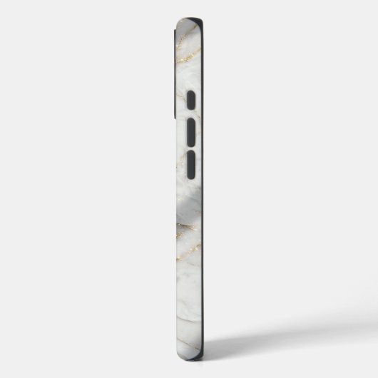 White Gold Marble Luxury Elegant Case Case-Mate iPhoneケース (裏面 / 左)