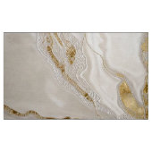 White Gold Marble Portable Photography Backdrop ファブリック (ファットクウォーター)