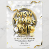 White & Gold New Year's Eve Club Party  チラシ (正面)