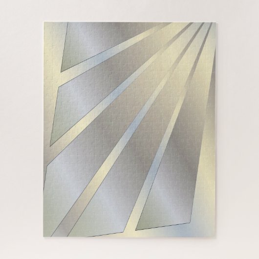 White gold rays ジグソーパズル (縦)