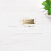 White Gold Stud Earring Jewelry Display Card (デスク)