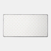 White | Golden Zinnia Sun デスクマット (正面)