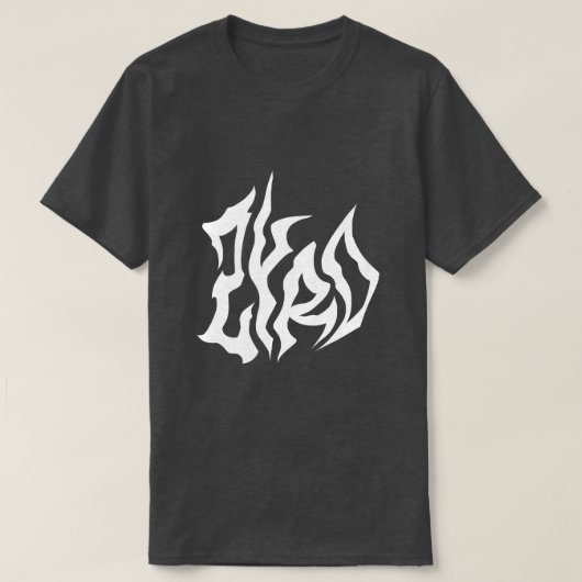 White Gothic Style T-Shirt Tシャツ (デザイン正面)