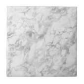 White Gray Marble Classic Elegant Beauty Glitz タイル (正面)