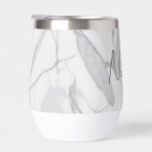 White Gray Personalized Marble Texture (右面)