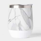 White Gray Personalized Marble Texture (左面)