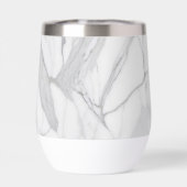 White Gray Personalized Marble Texture (背面)