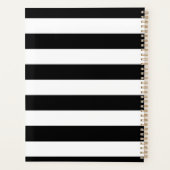 White Greenery Half Wreath Overlay Large Photo プランナー手帳 (裏面)