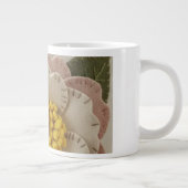 White Handmade Mug – Minimal Aesthetic Coffee Cup ジャンボコーヒーマグカップ (右)