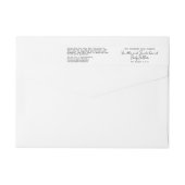 White Handwritten Minimalist Body Butter Jar Label ラップアラウンドラベル (裏面)