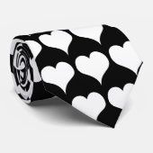 White Hearts Design ネクタイ (ロール)