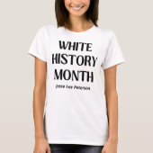 White History Month Jesse Lee Peterson Tシャツ (正面)