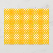 White Honey Jar Bees Bridal Shower Advice Card (裏面)