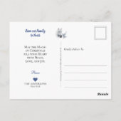 White Horse & Dove on Ice, Holidays Winter Magic - ポストカード (裏面)