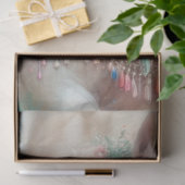 White Horse With Flowers Decoupage 薄葉紙 (ギフト)