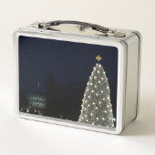 White House and National Tree Christmas Holiday DC メタルランチボックス (裏面)