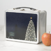 White House and National Tree Christmas Holiday DC メタルランチボックス (インサイチュ)