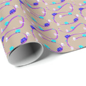 White House Blue Truck Purple Road ラッピングペーパー (ロールコーナー)