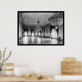 White House Chandeliers 1903 ポスター (キッチン)