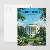 White House District of Columbia ポストカード (正面/裏面)