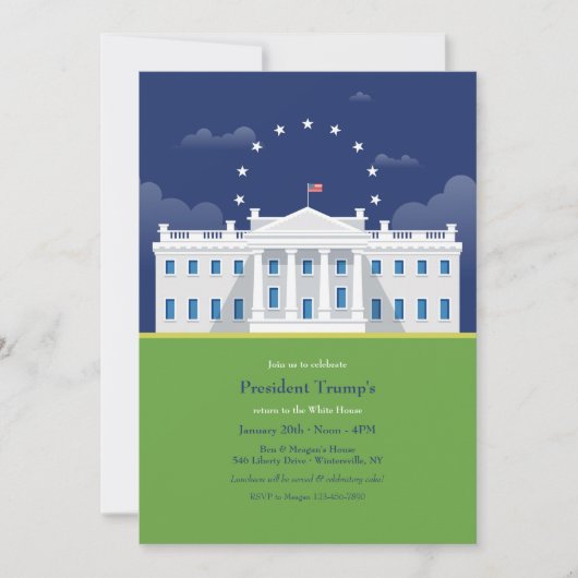 White House Inaugural Party Invitations 招待状 (正面)