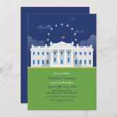 White House Inaugural Party Invitations 招待状 (正面/裏面)