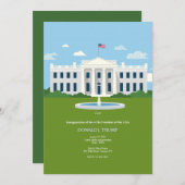 White House Presidential Inaugural Party 招待状 (正面/裏面)