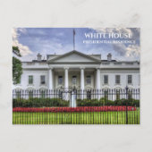 White House, Presidential Residence, Portico,  ポストカード (正面)