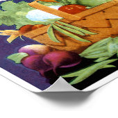 White House Selected Vegetables ポスター (角)