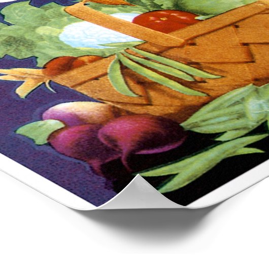 White House Selected Vegetables ポスター (角)