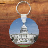 White House US Capitol Building Washington DC キーホルダー (正面)