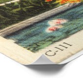 White House Vintage Postcard ポスター (角)