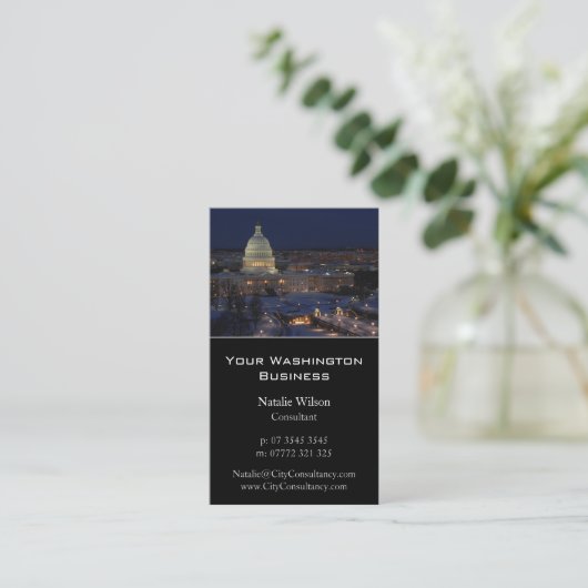 White House, Washington写真 – 名刺 (スタンド正面)