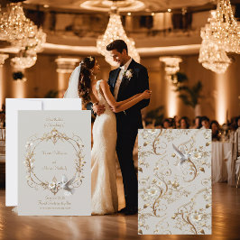 White Hummingbirdコレクション日付カードを保存。