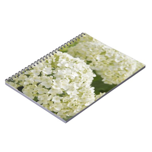 White Hydrangea ノートブック (左側)