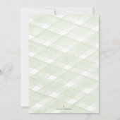 White Hydrangea Wedding Invitation Invitations 招待状 (裏面)