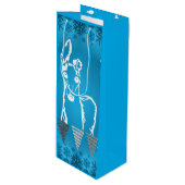 White Italian Greyhound ワインギフトバッグ (正面アングル)