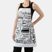 White Italian Pastas エプロン (インサイチュ)