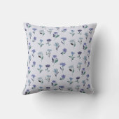 White jasmine Floral Pattern for Home & Decor クッション (裏面)