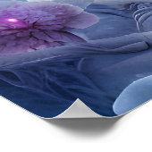 White Kitten inファンタジーIce Kingdomポスター ポスター (角)