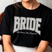 White Lace BRIDE Engagement Shower Bach Party Tシャツ