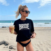 White Lace BRIDE Engagement Shower Bach Party Tシャツ