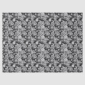 White Lace on Black  薄葉紙 (正面)