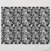 White Lace on Black Scrapbook Paper (正面)