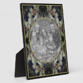 White Lacecap Hydrangea写真の追加 フォトプラーク (側面)