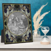 White Lacecap Hydrangea写真の追加 フォトプラーク (側面)